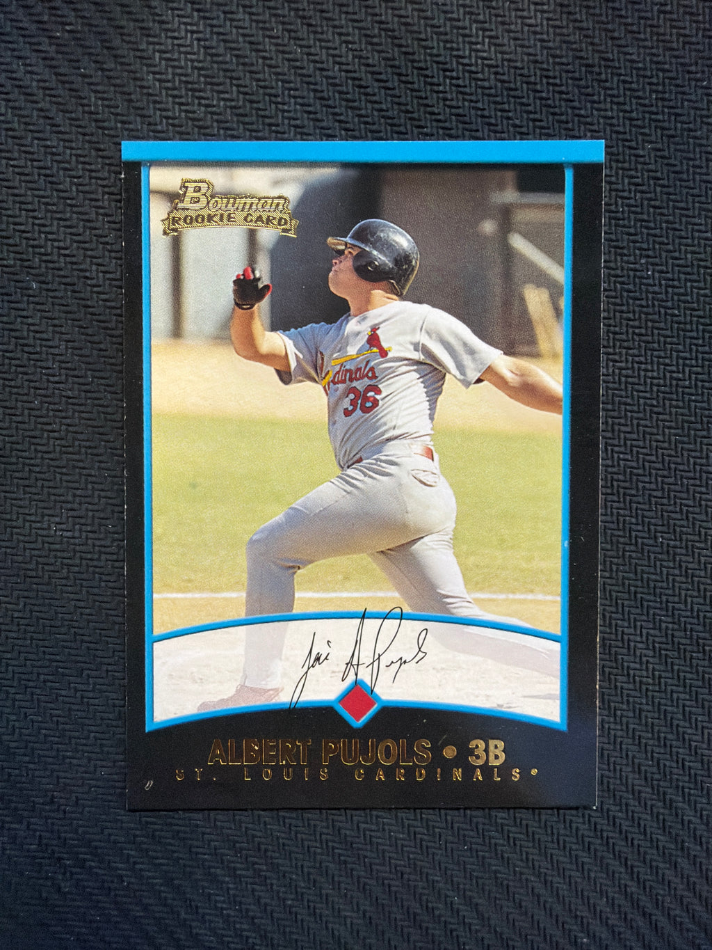 2001 Bowman Albert Pujols Rookie Cardinals