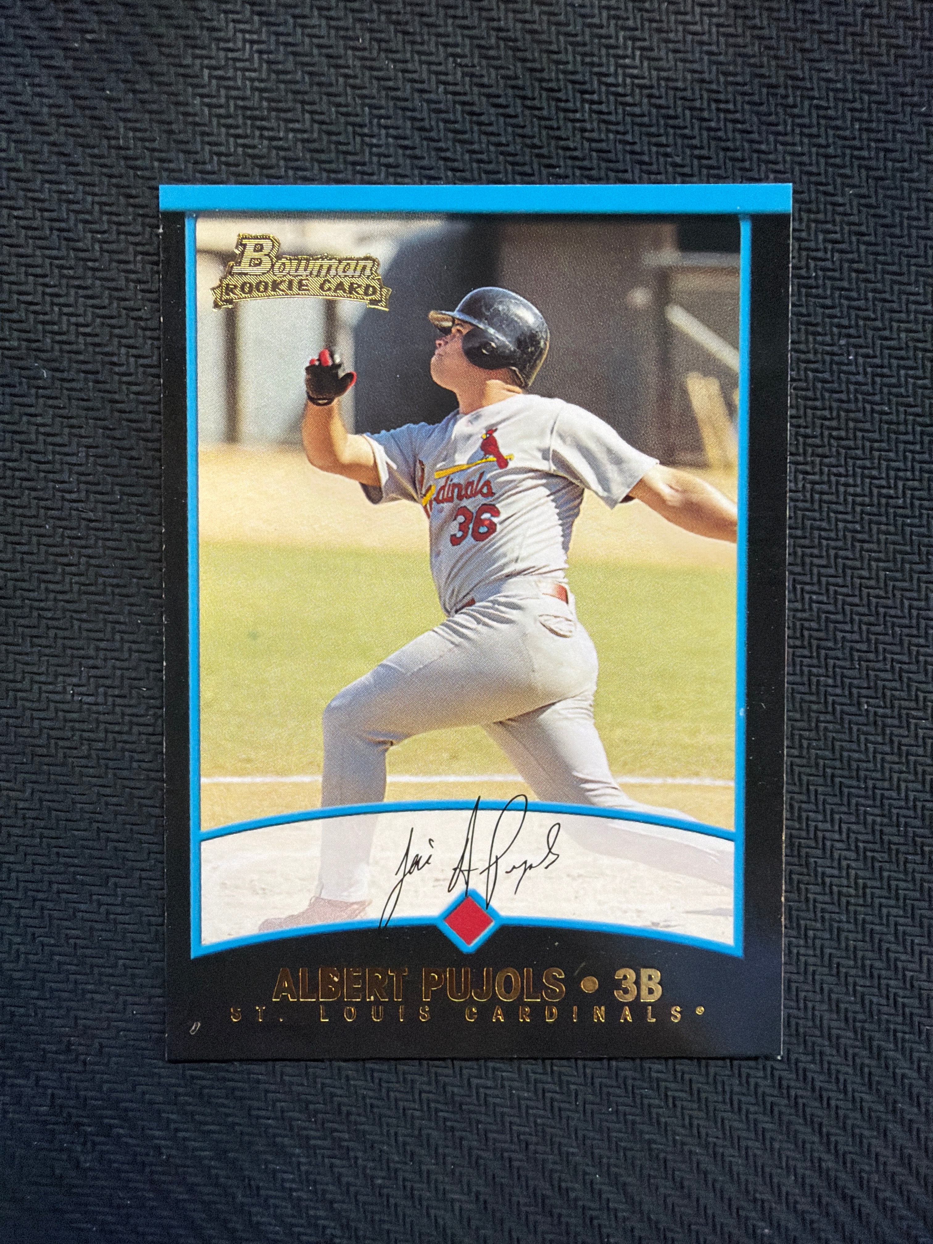2001 Bowman Albert Pujols Rookie Cardinals