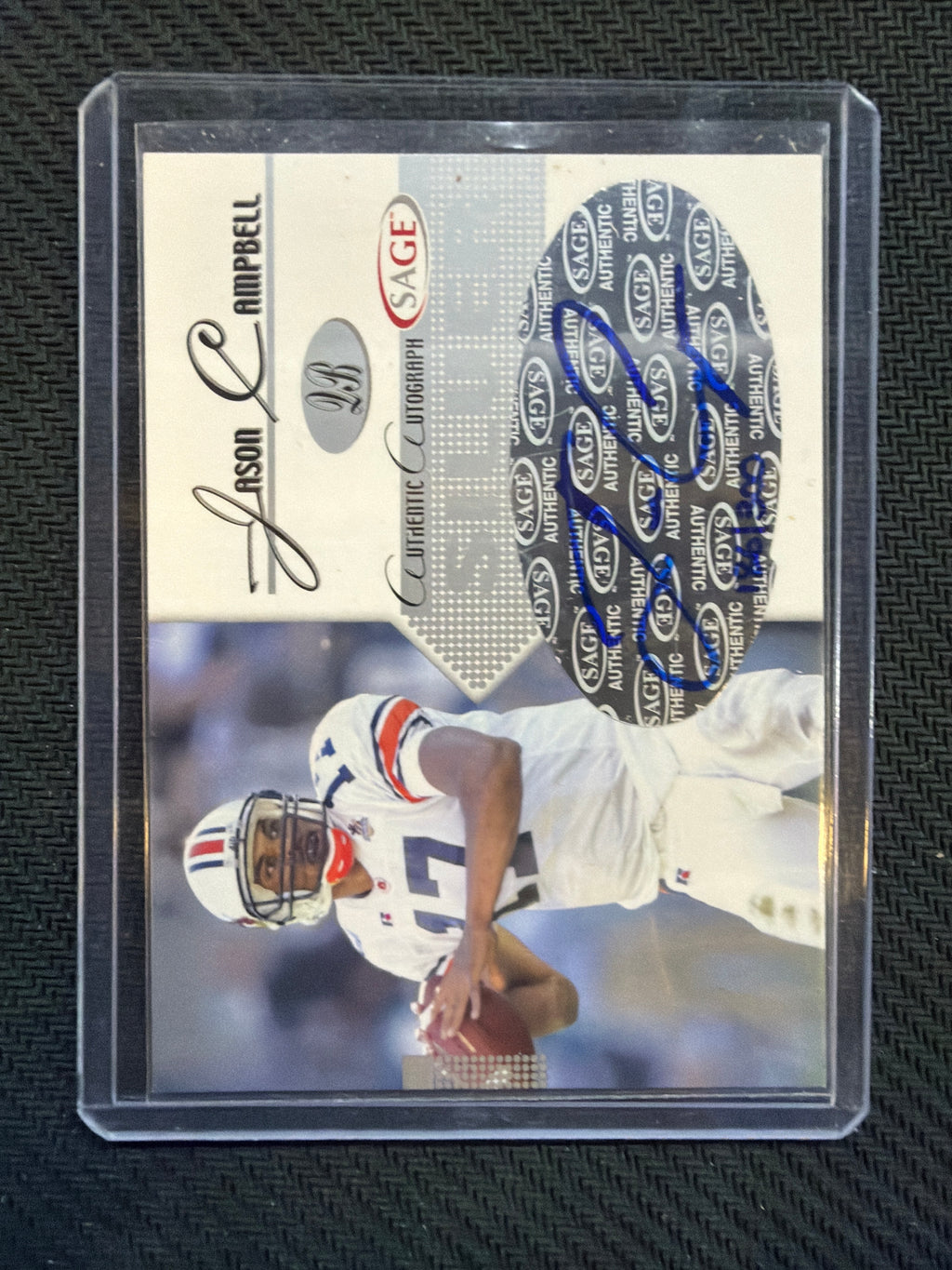 2005 Sage Jason Campbell Rookie Auto Auburn