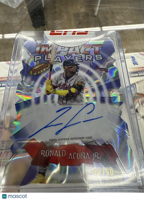 2024 Bowman's Best Ronald Acuna Impact Auto /50 Braves