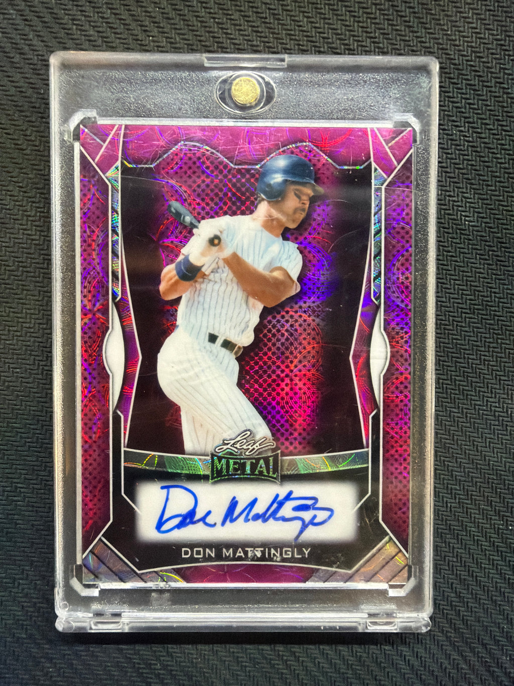 2025 Leaf Metal Don Mattingly Auto /4 Yankees
