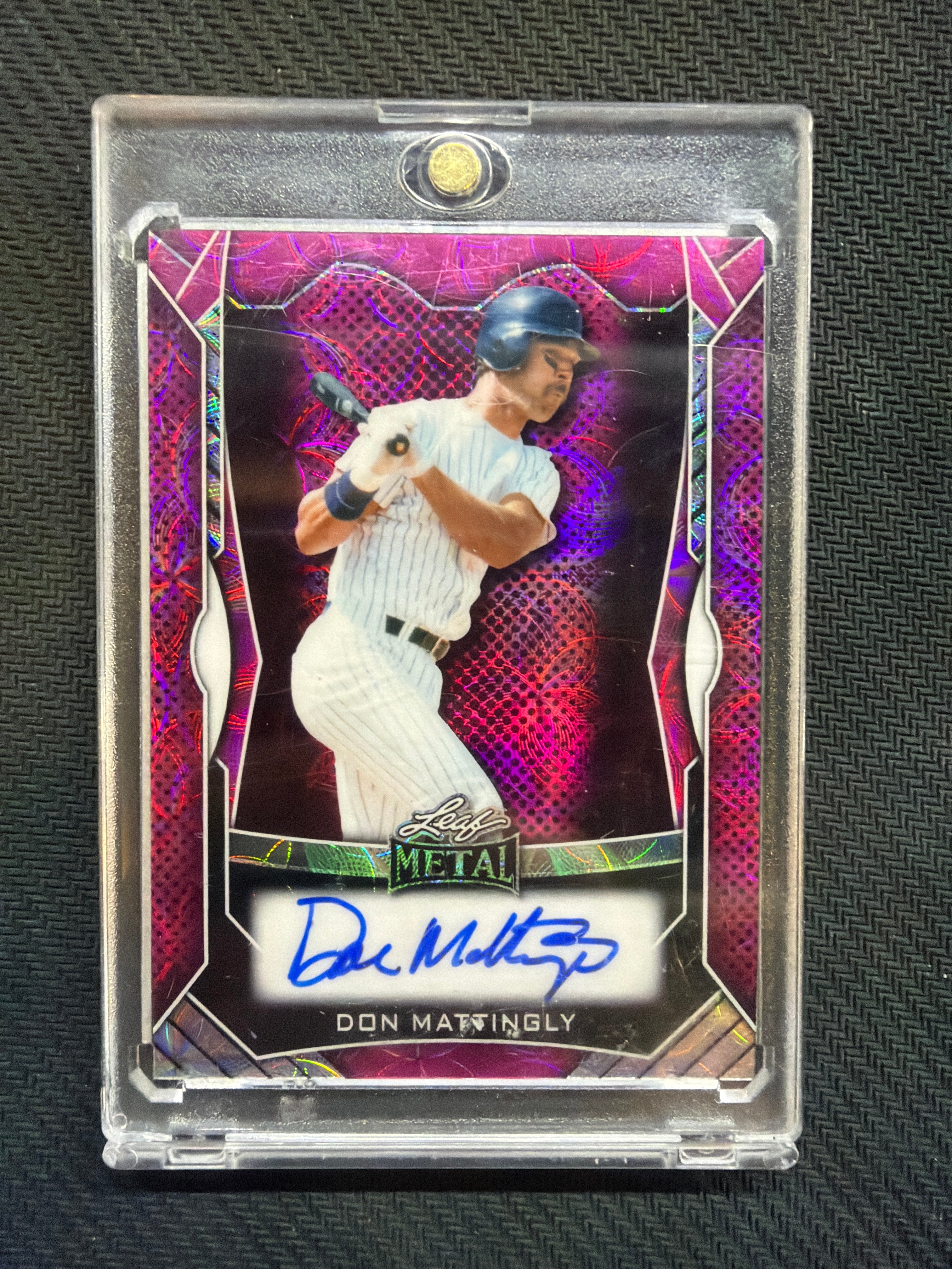2025 Leaf Metal Don Mattingly Auto /4 Yankees