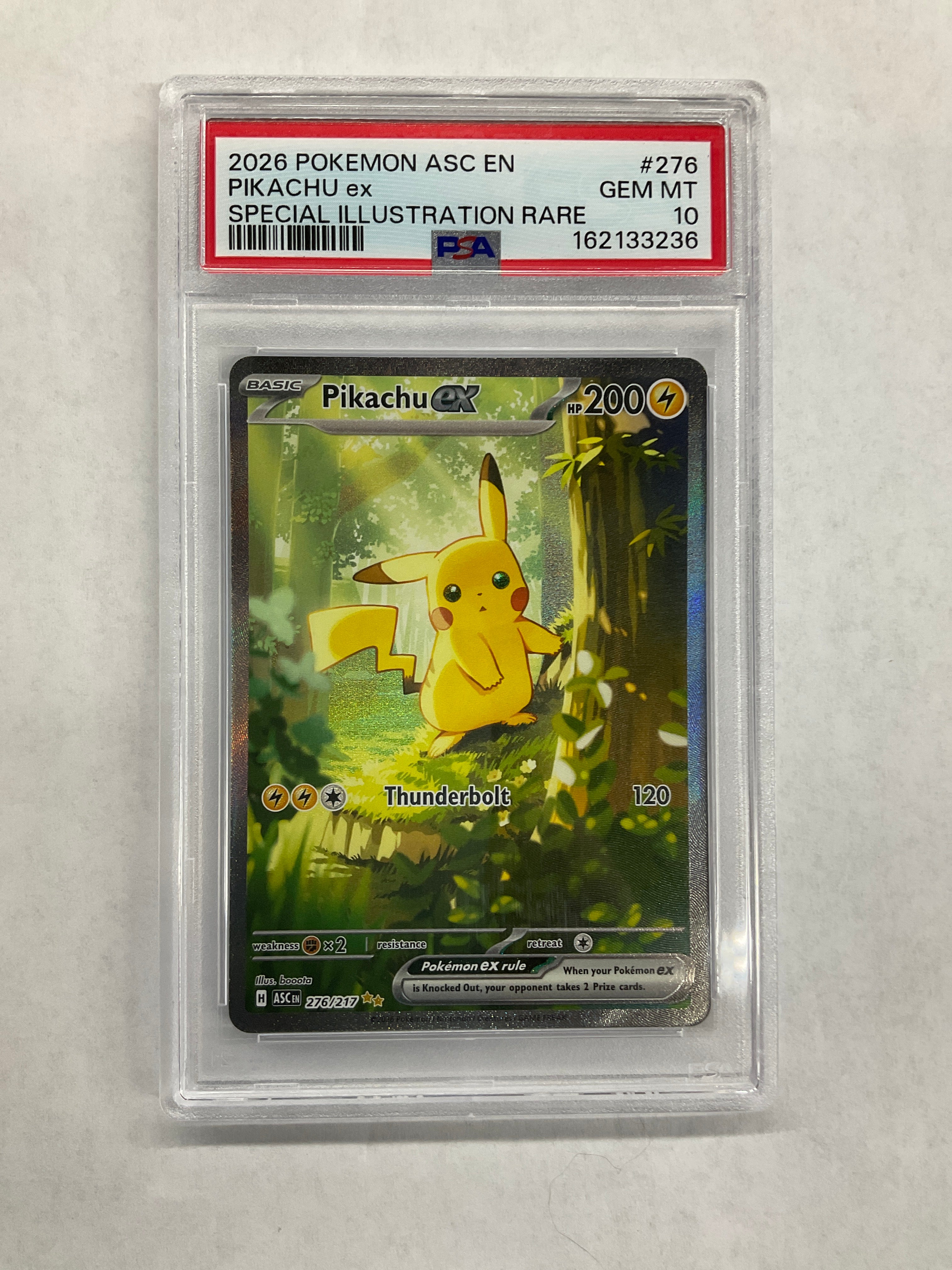 2026 Pokemon Ascended Heroes Pikachu ex 276 PSA 10