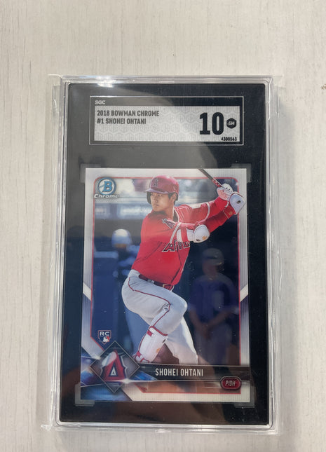 2018 Bowman Chrome Shohei Ohtani Rookie #1 SGC 10