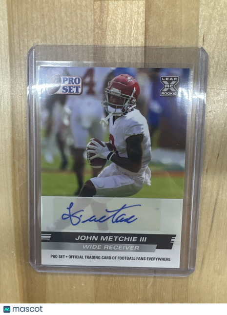 2021 Leaf John Metchie III Pro Set Auto Alabama