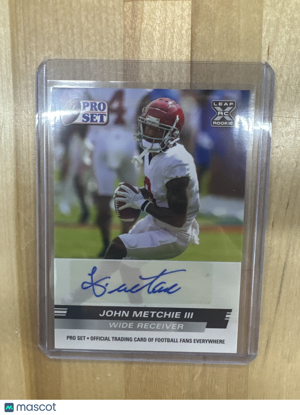 2021 Leaf John Metchie III Pro Set Auto Alabama