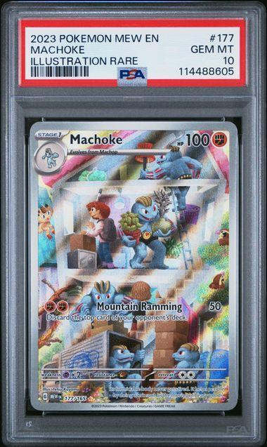 2023 Pokemon 151 Machoke 177 PSA 10