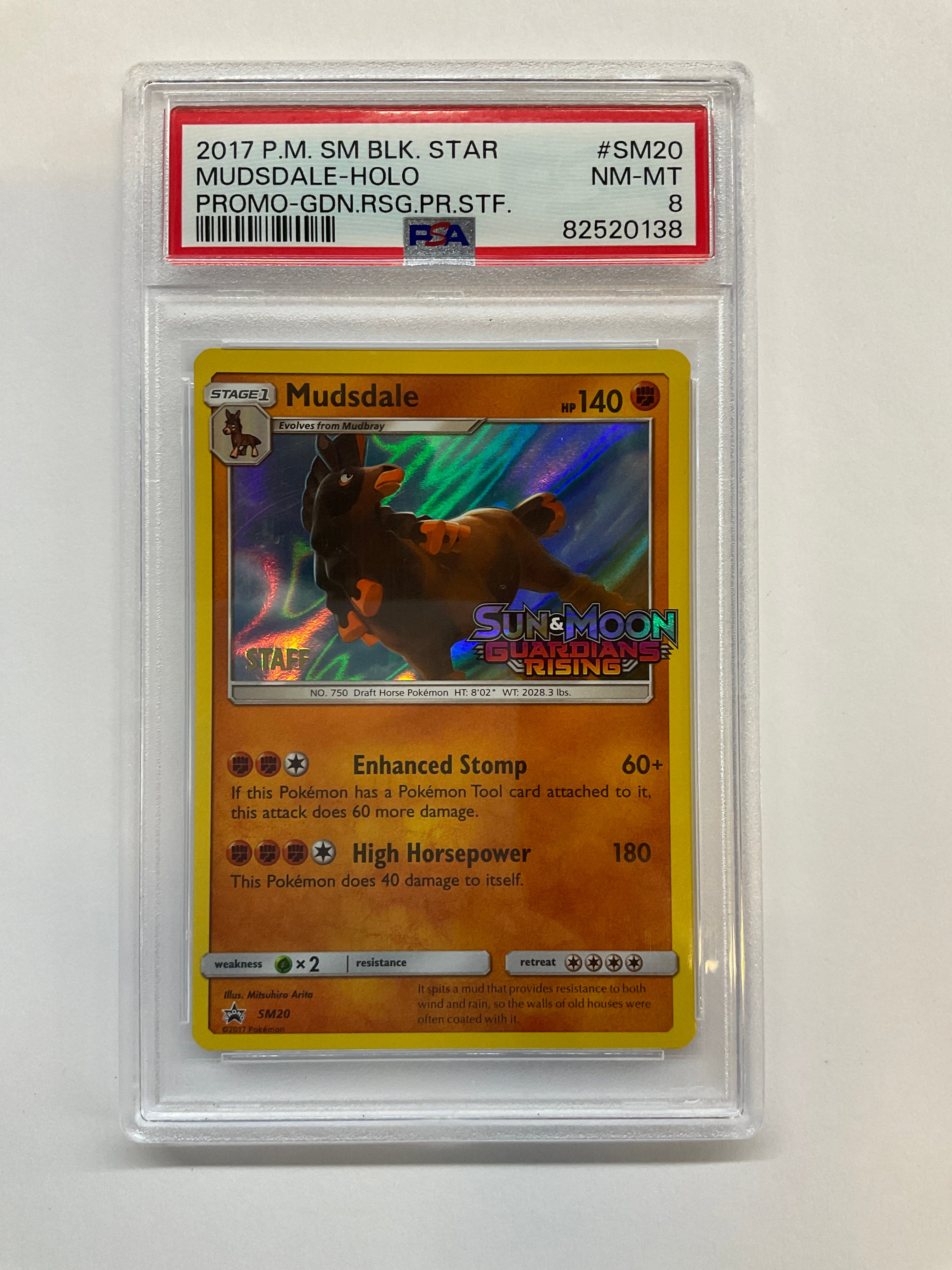 2017 Mudslide Holo SM20 PSA 8