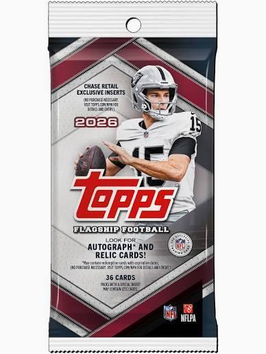 2026 Topps NFL Football Flagship Fat Pack