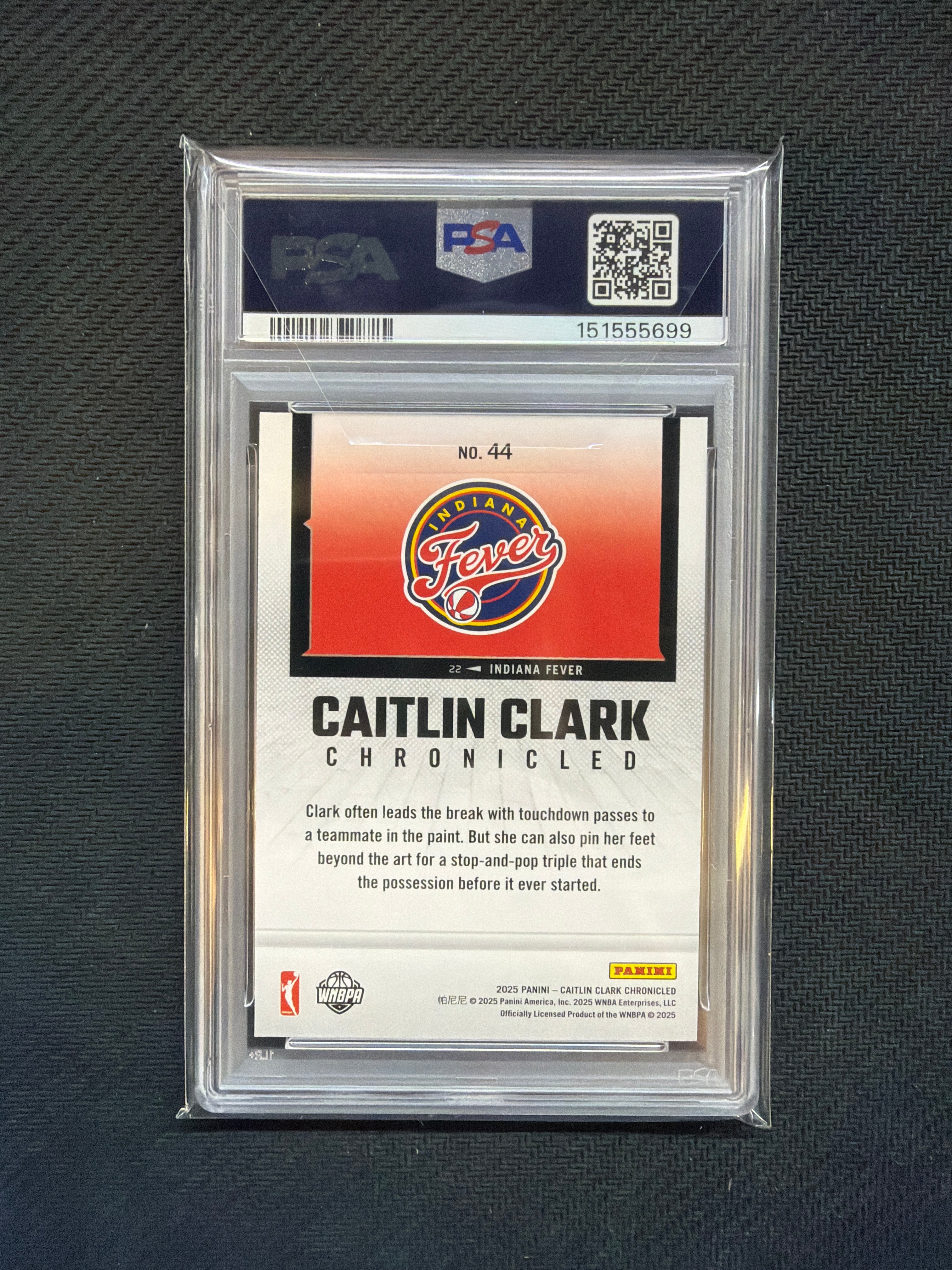 2025 Caitlin Clark Chronicled Caitlin Clark Holo PSA 9 699