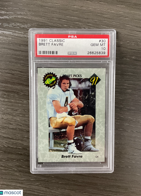 1991 Classic Brett Favre #30 PSA 10