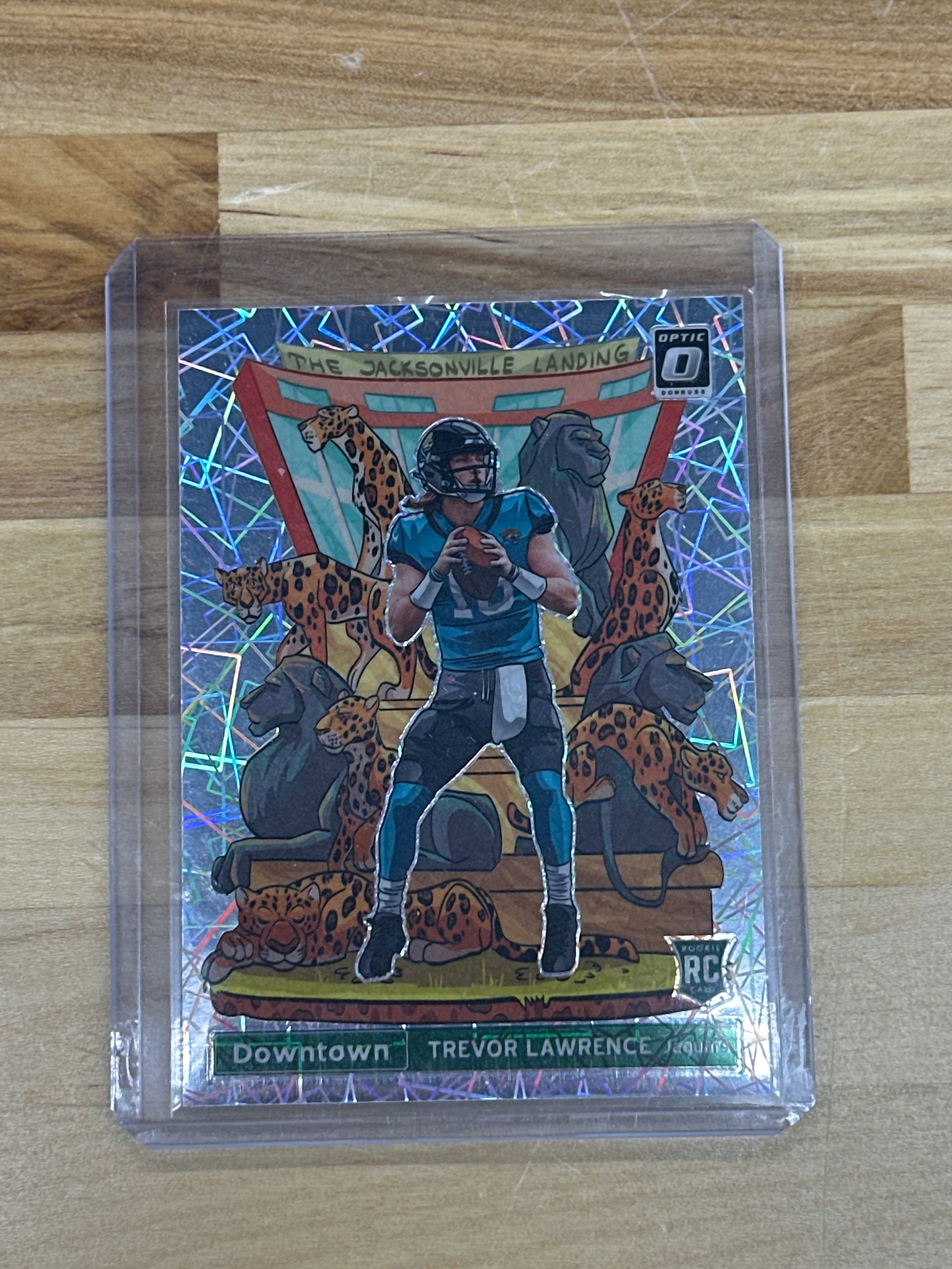 2021 Optic Trevor Lawrence Downtown! Rookie Jaguars