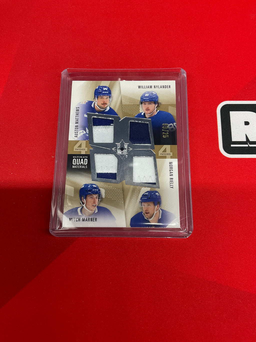 2024-25 Ultimate Quad Auston Matthews, Nylander Marner Rielly Patch