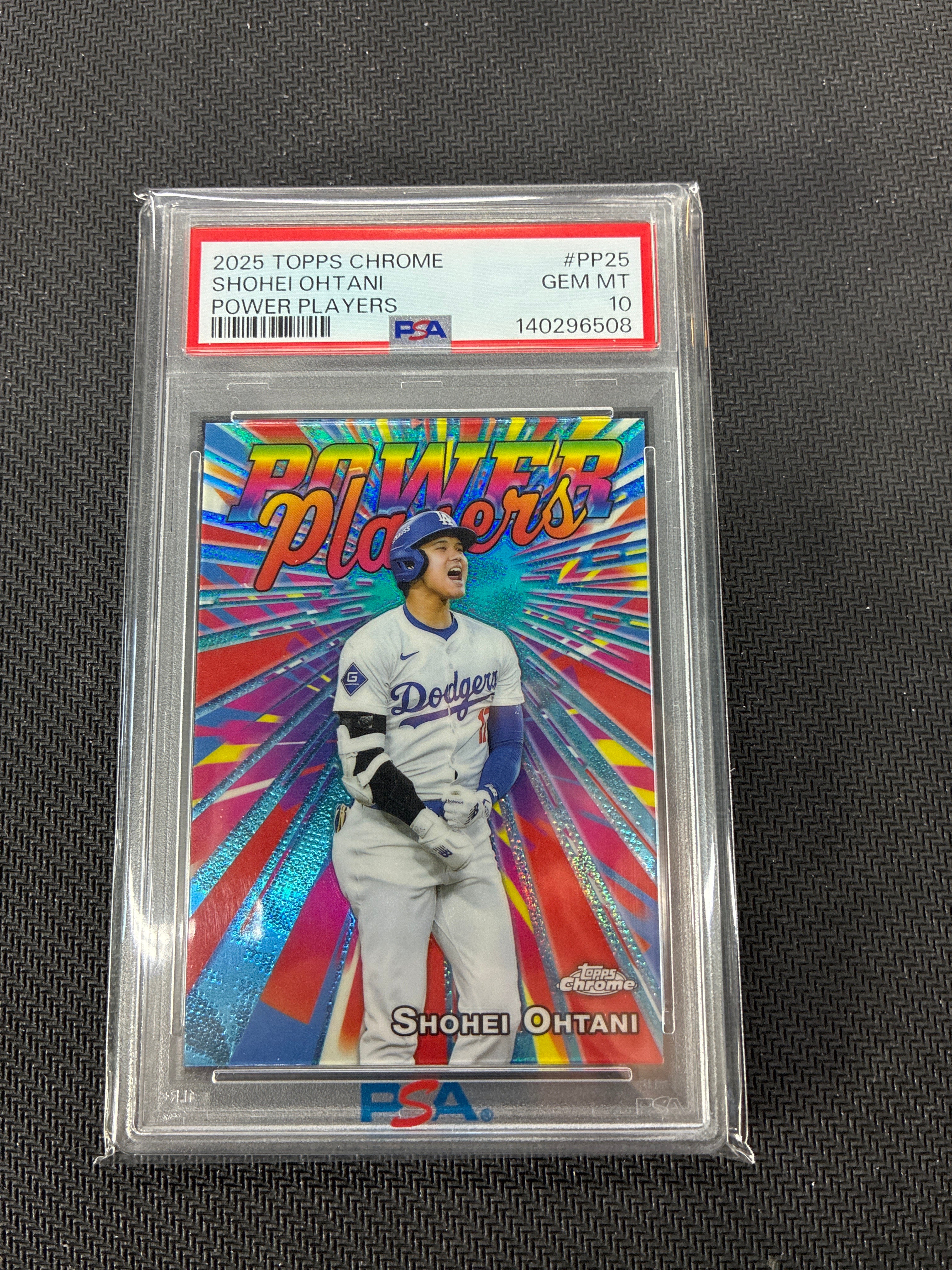 2025 Topps Chrome Shohei Ohtani Power Players PSA 10 Dodgers