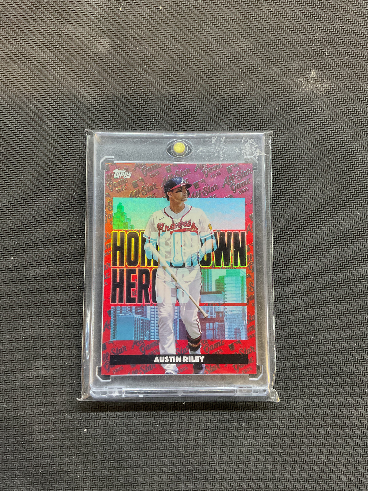 2025 Topps All Star Game Austin Riley Homegrown Heroes Red Refractor /5 Braves