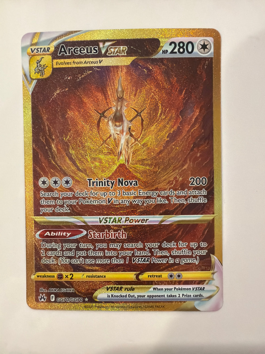 2023 Arceus VSTAR GG70