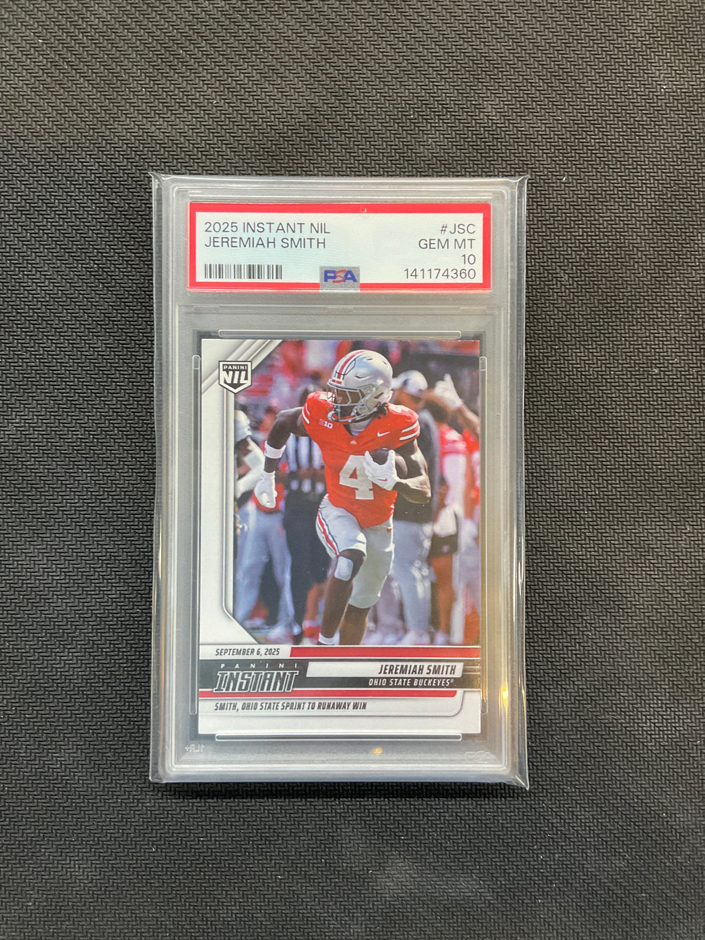 2025 Panini Instant Jeremiah Smith #JSC Rookie PSA 10 360