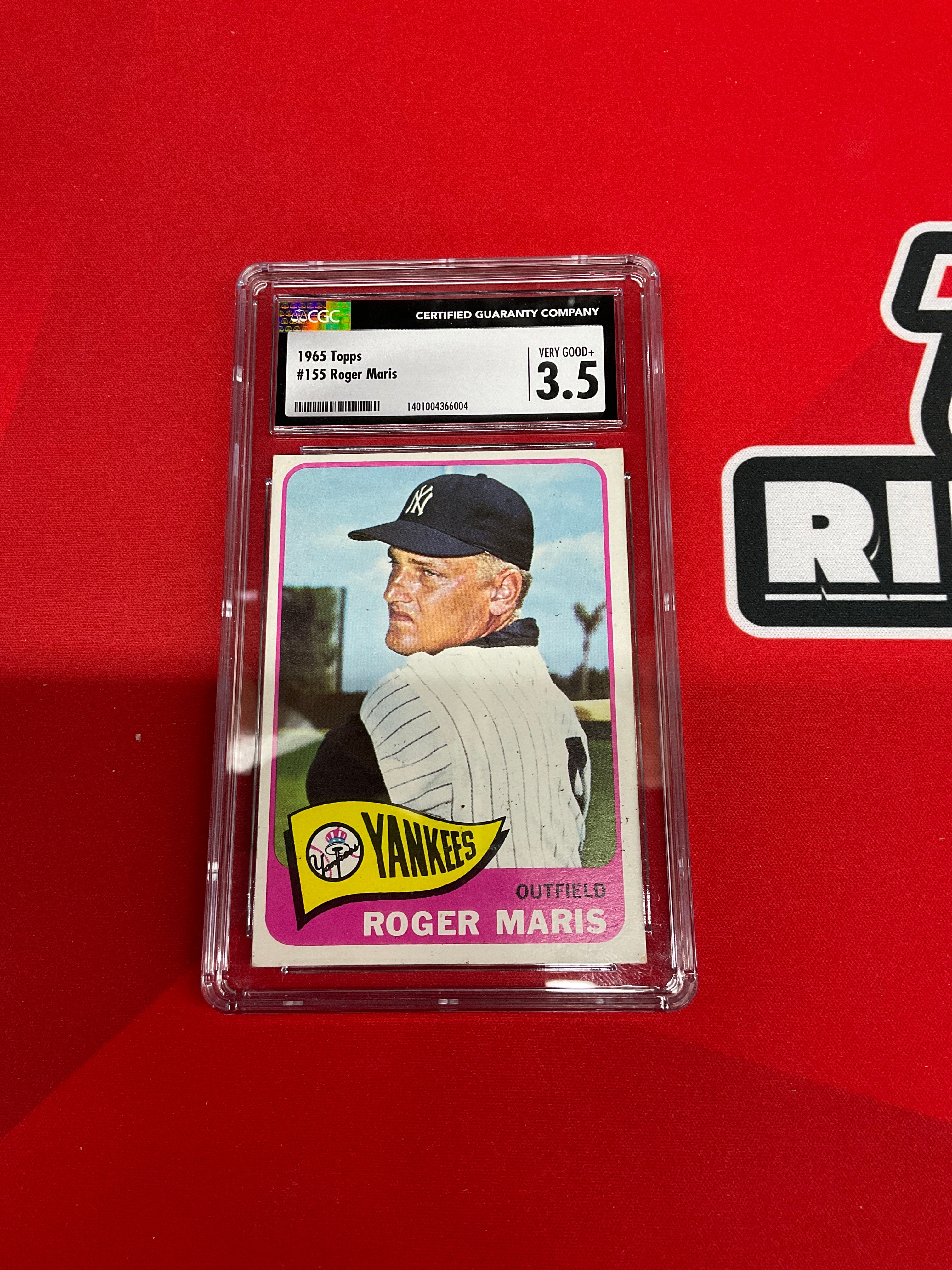 1965 Topps #155 Roger Maris CGC 3.5