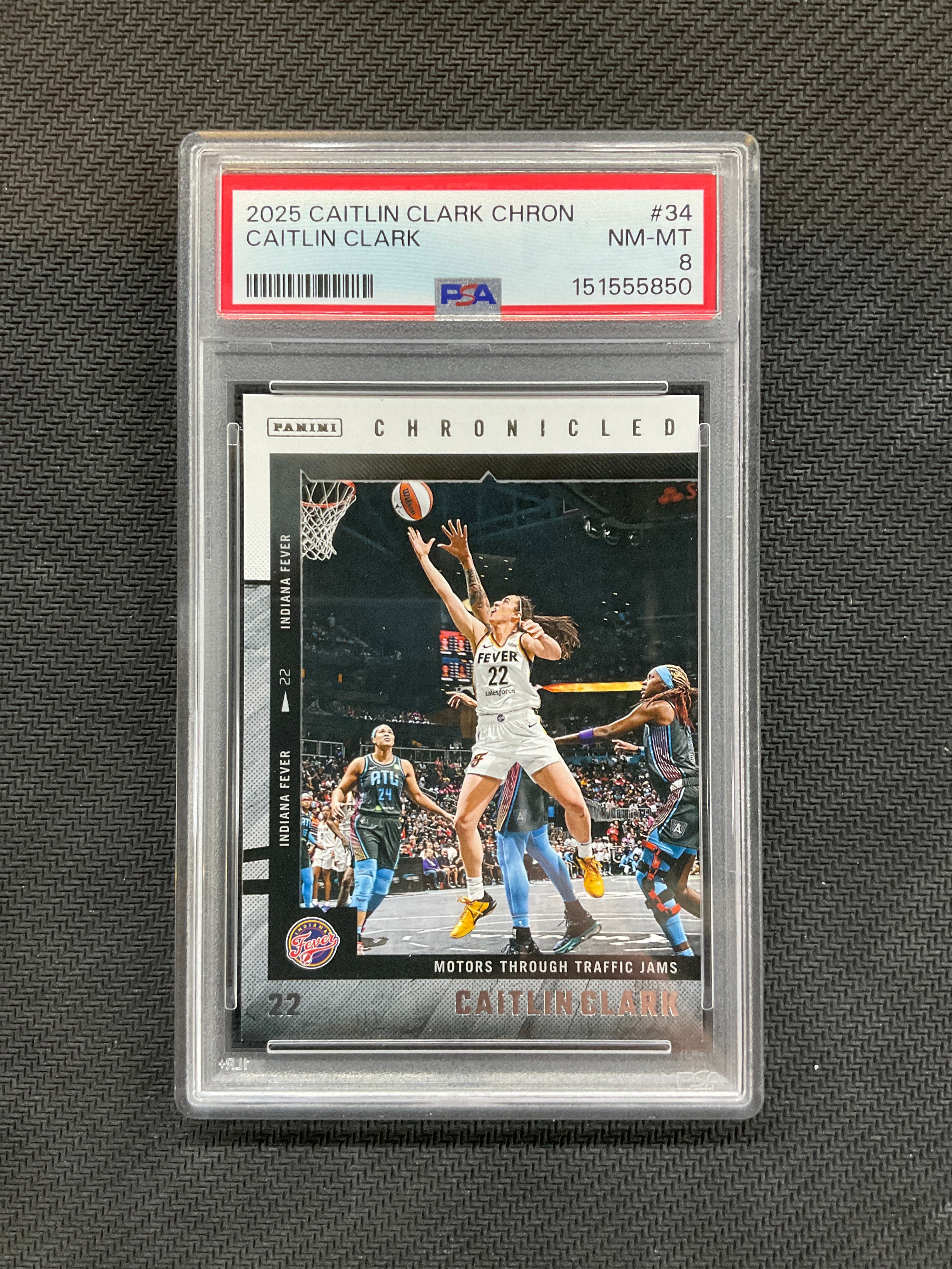 2025 Panini Caitlin Clark Chronicles  #34 Motors PSA 8 850