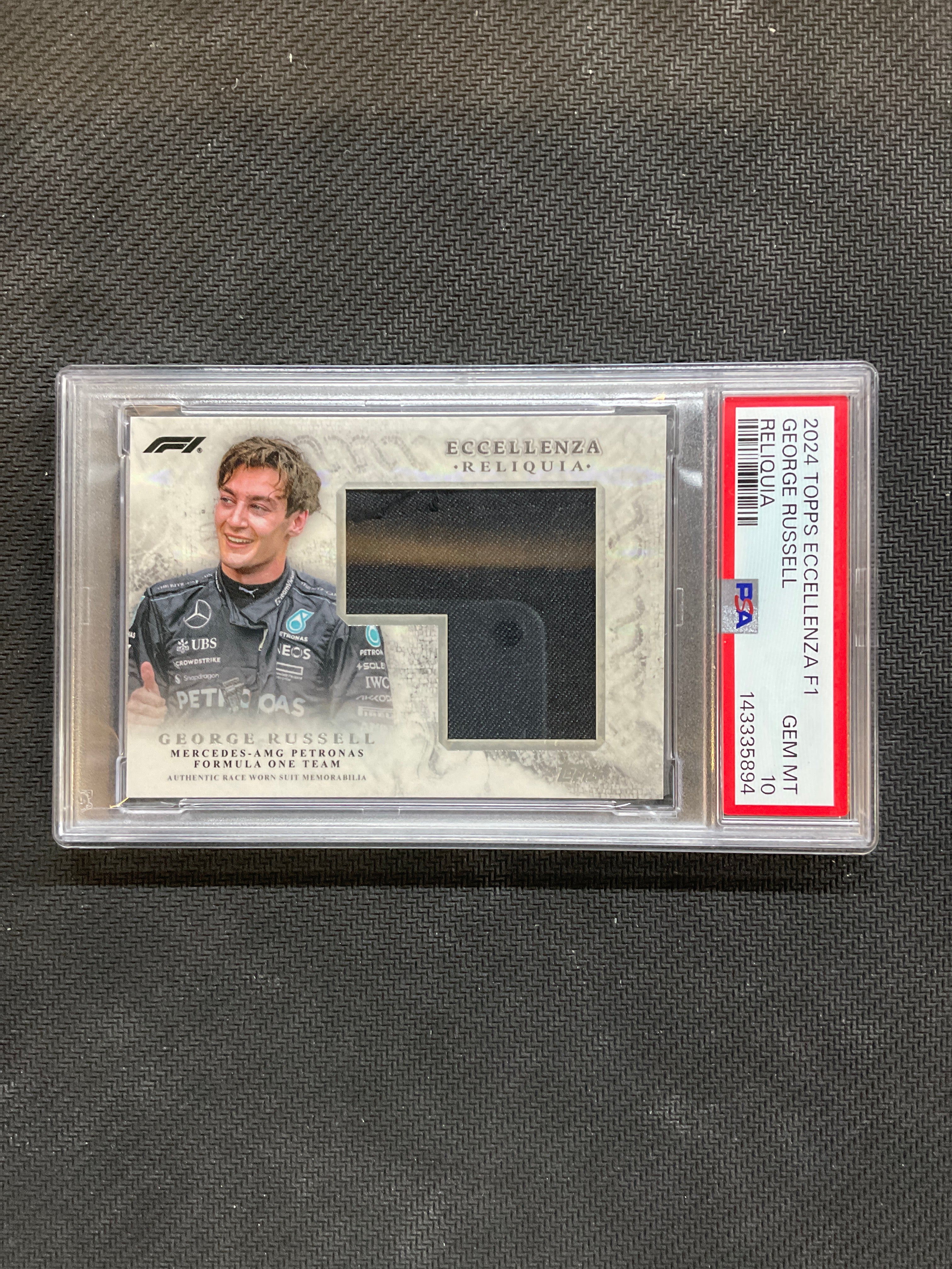 2024 Topps Eccellenza F1 George Russell Reliqua Patch PSA 10 894