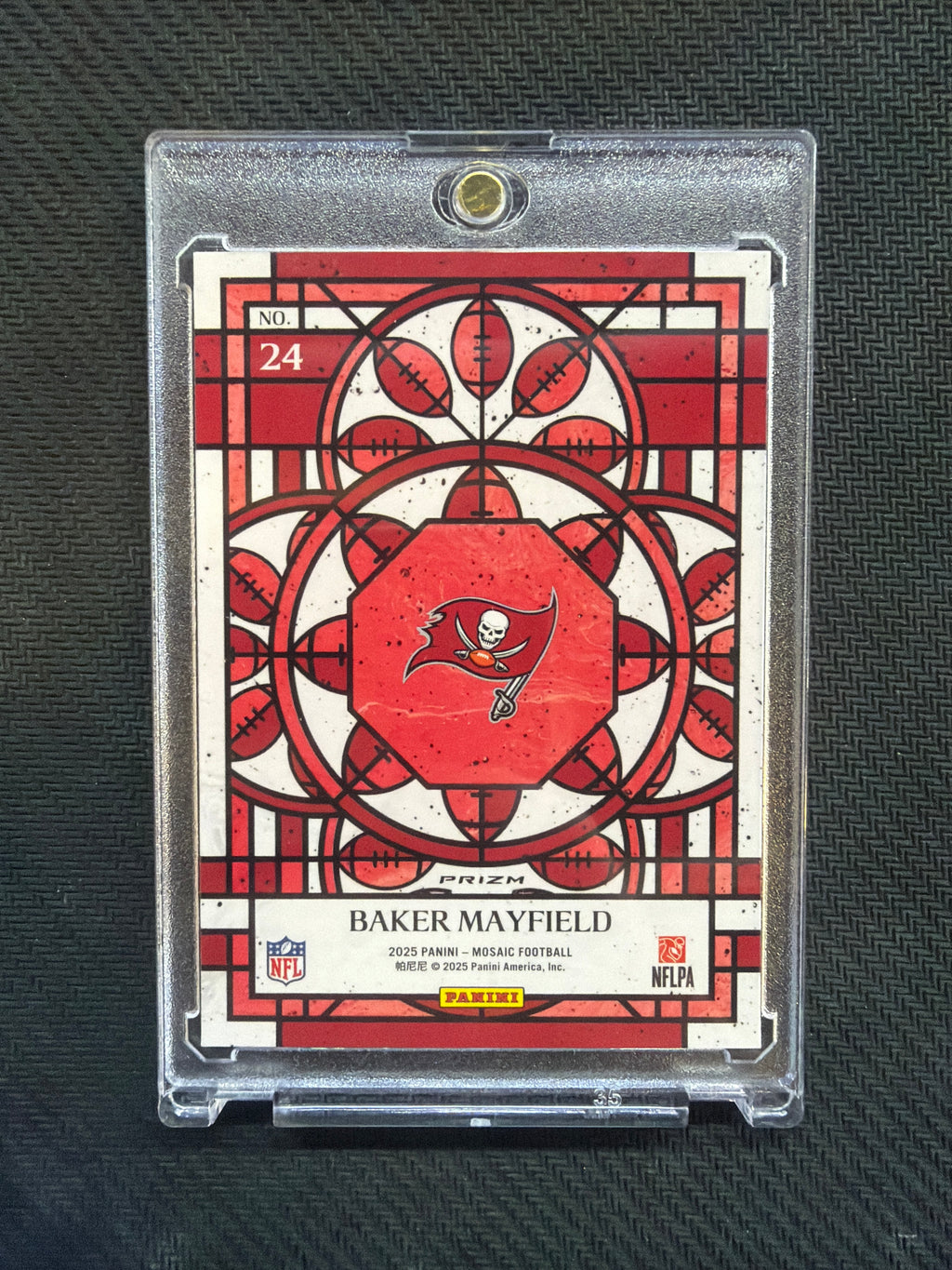 2025 Panini Mosaic Baker Mayfield Stained Glass