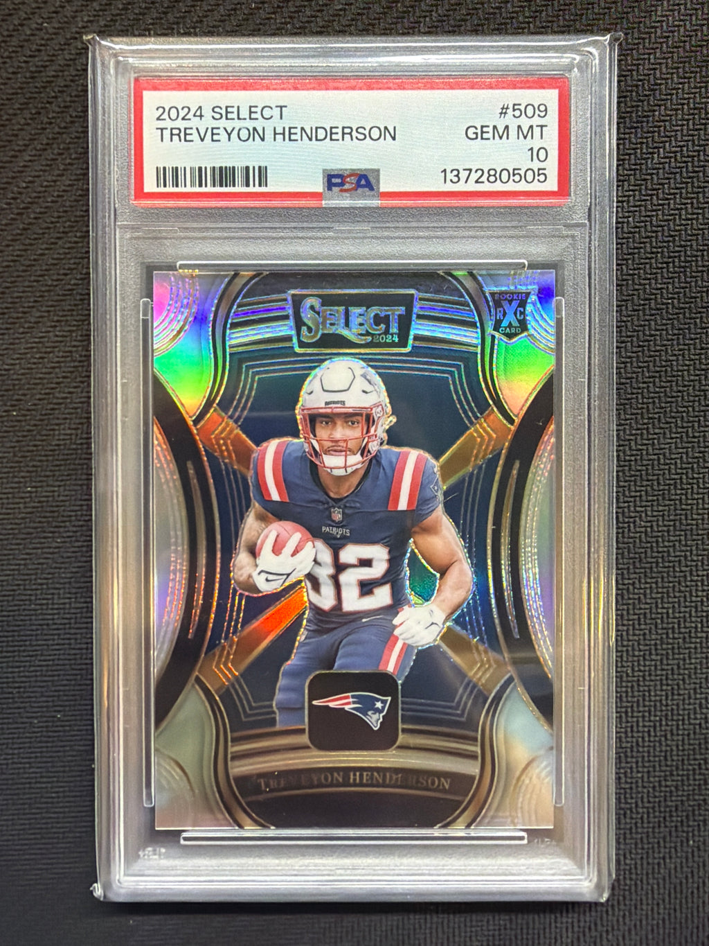 2024 Panini Select XRC Treveyon Henderson Rookie #509 PSA 10 505