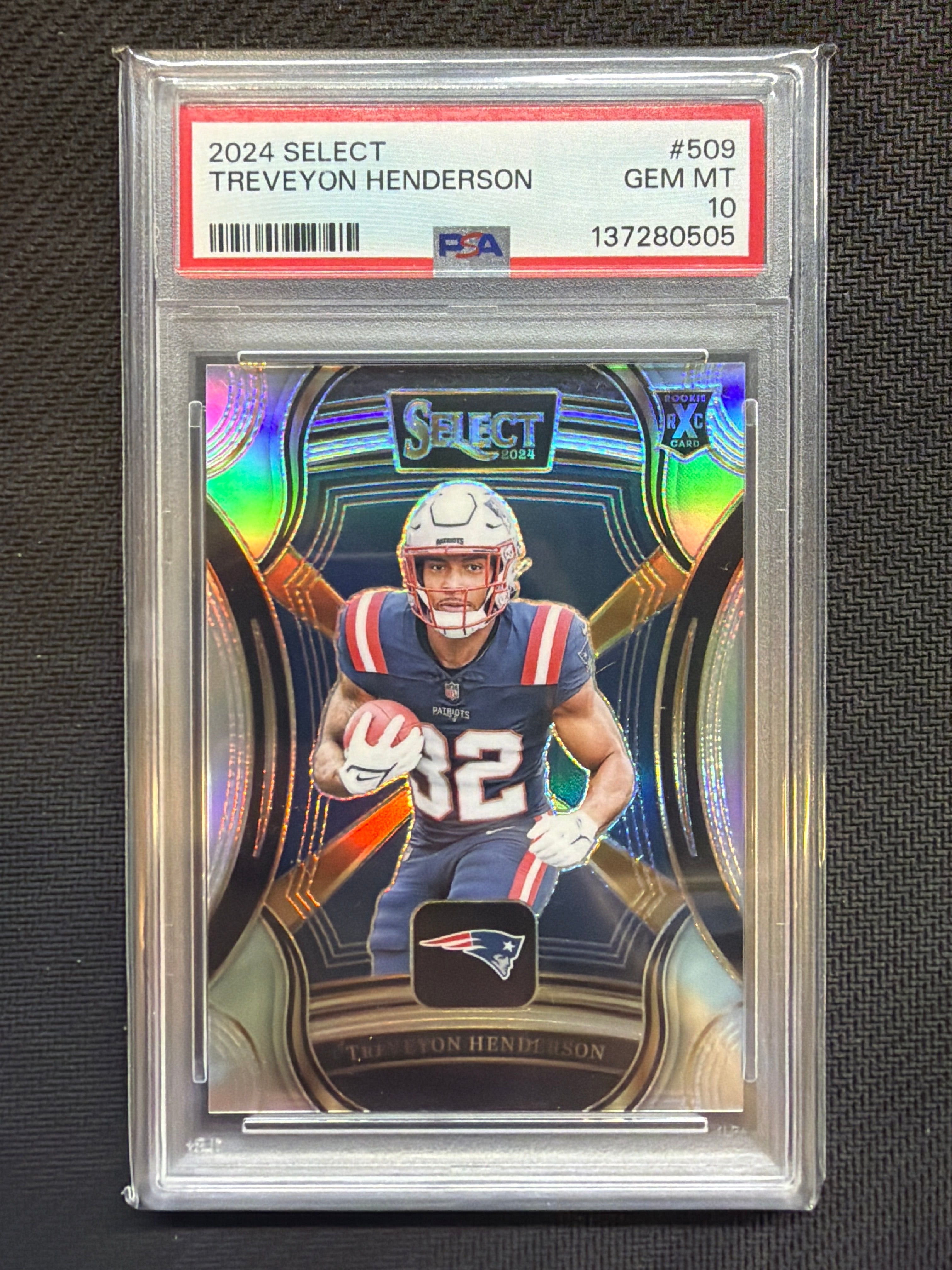 2024 Panini Select XRC Treveyon Henderson Rookie #509 PSA 10 505