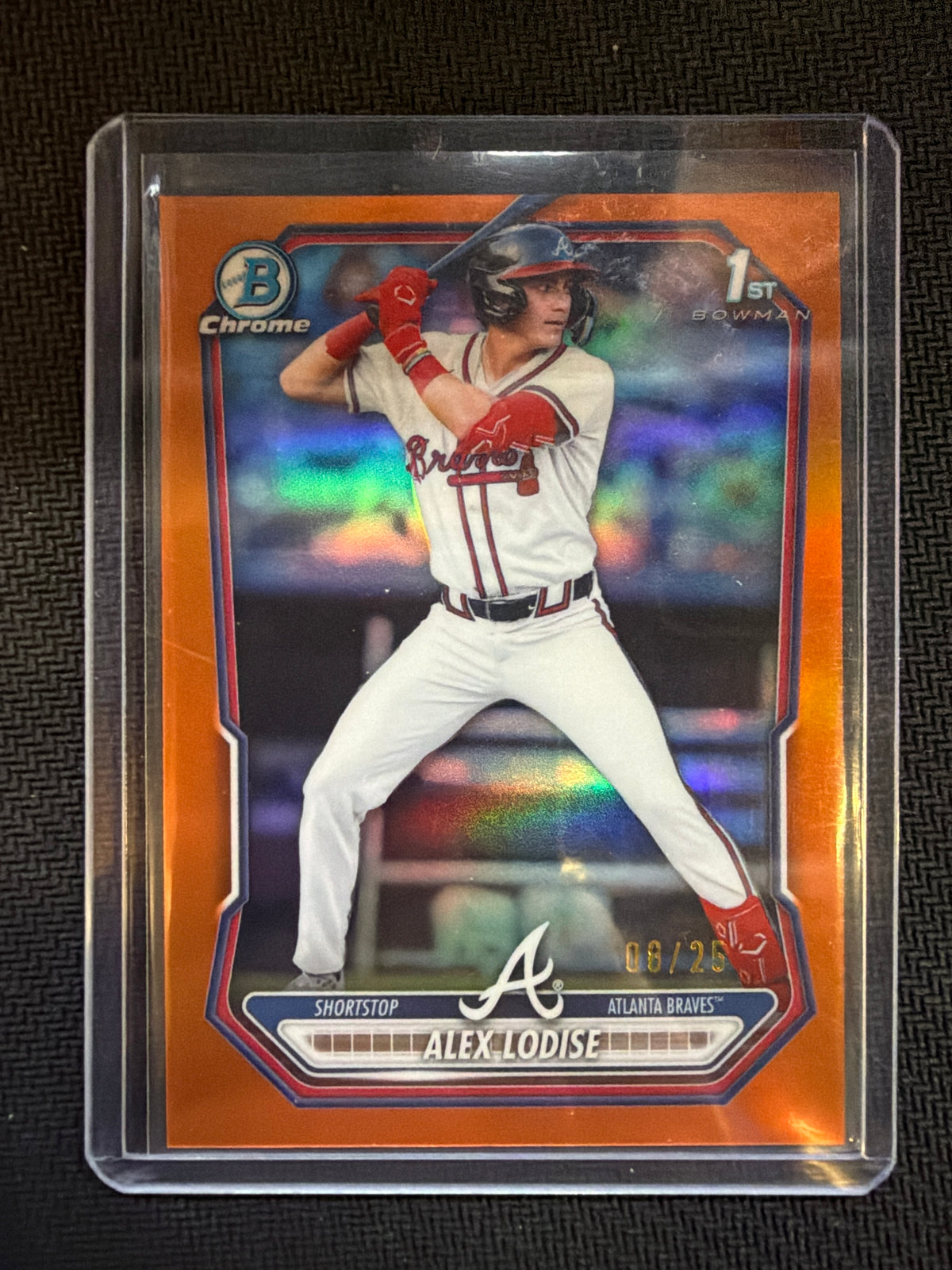 2026 Bowman Chrome Alex Lodise #BCP-153 Orange /25 1st Bowman Braves