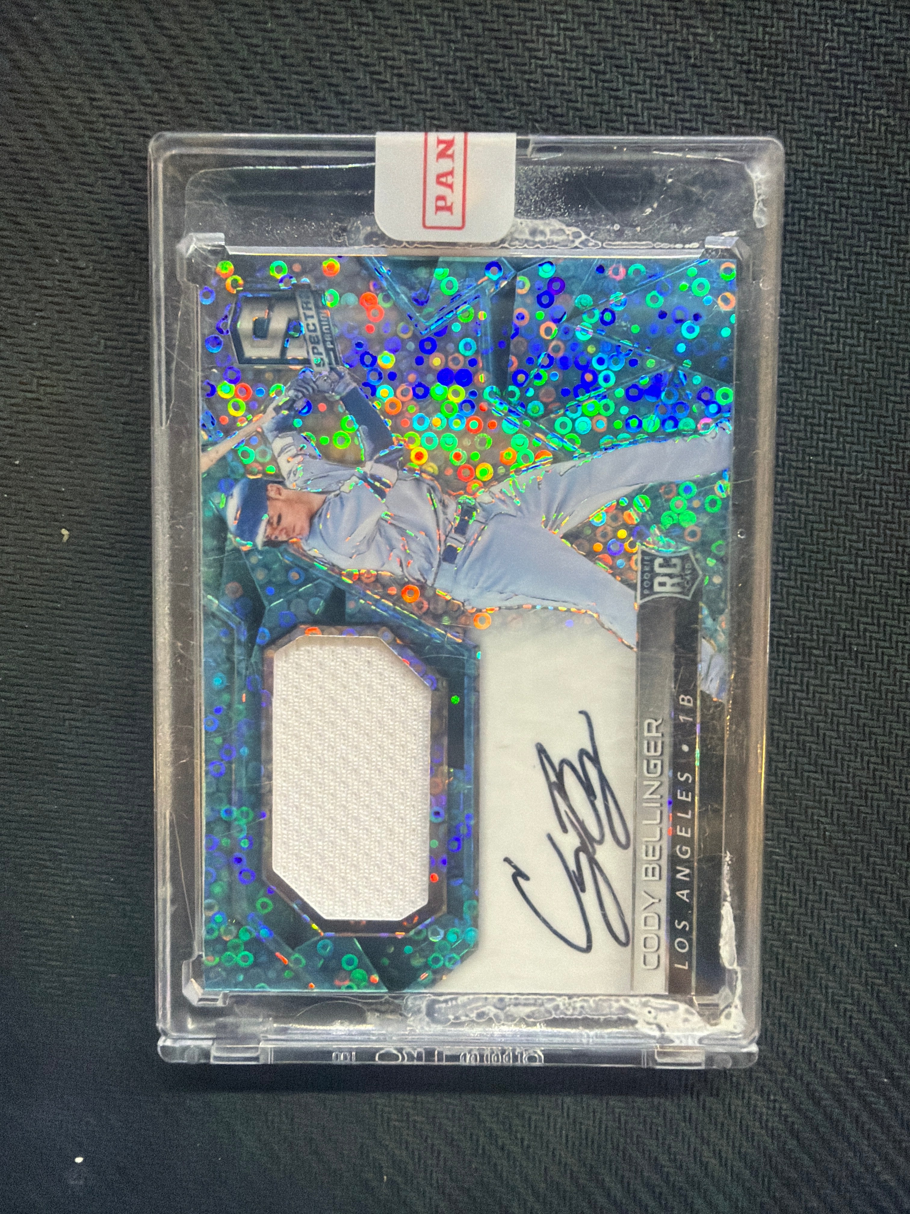 2017 Panini Spectra Cody Bellinger Rookie Patch Auto /99