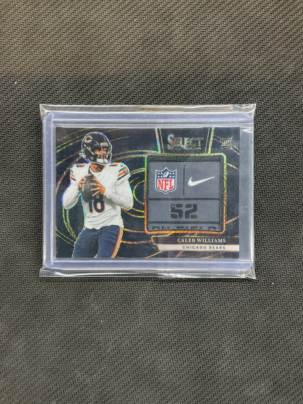 2024 Panini Select Caleb Williams Rookie Patch Tag 1/1 Black Finite
