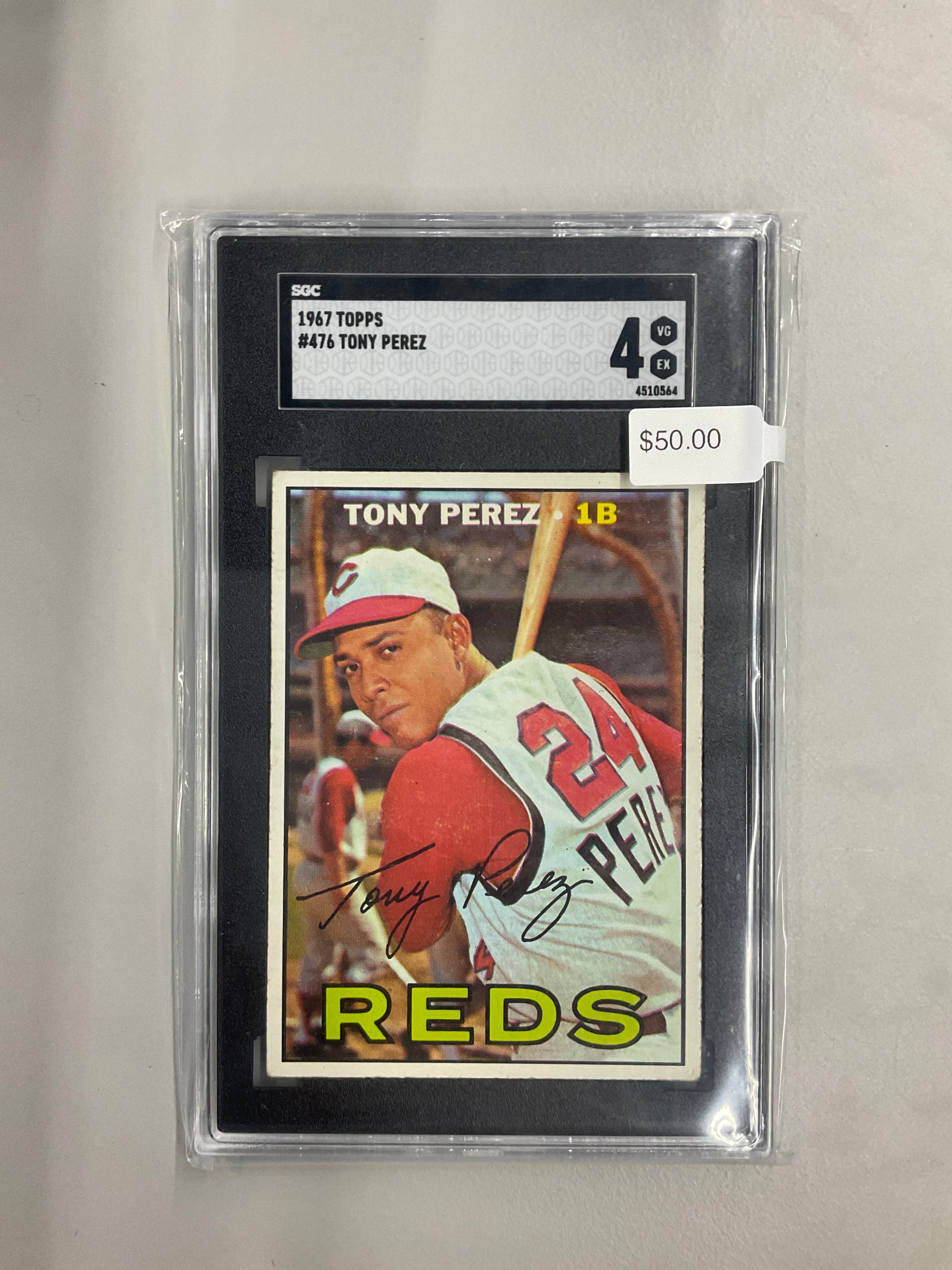 1967 Topps #467 Tony Perez SGC 4  Reds