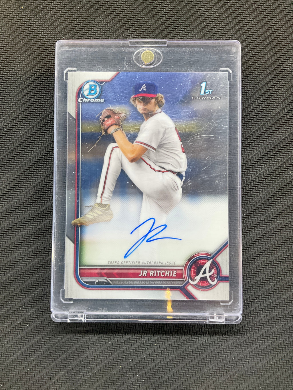 2022 Bowman Jr Ritchie Rookie Auto Braves