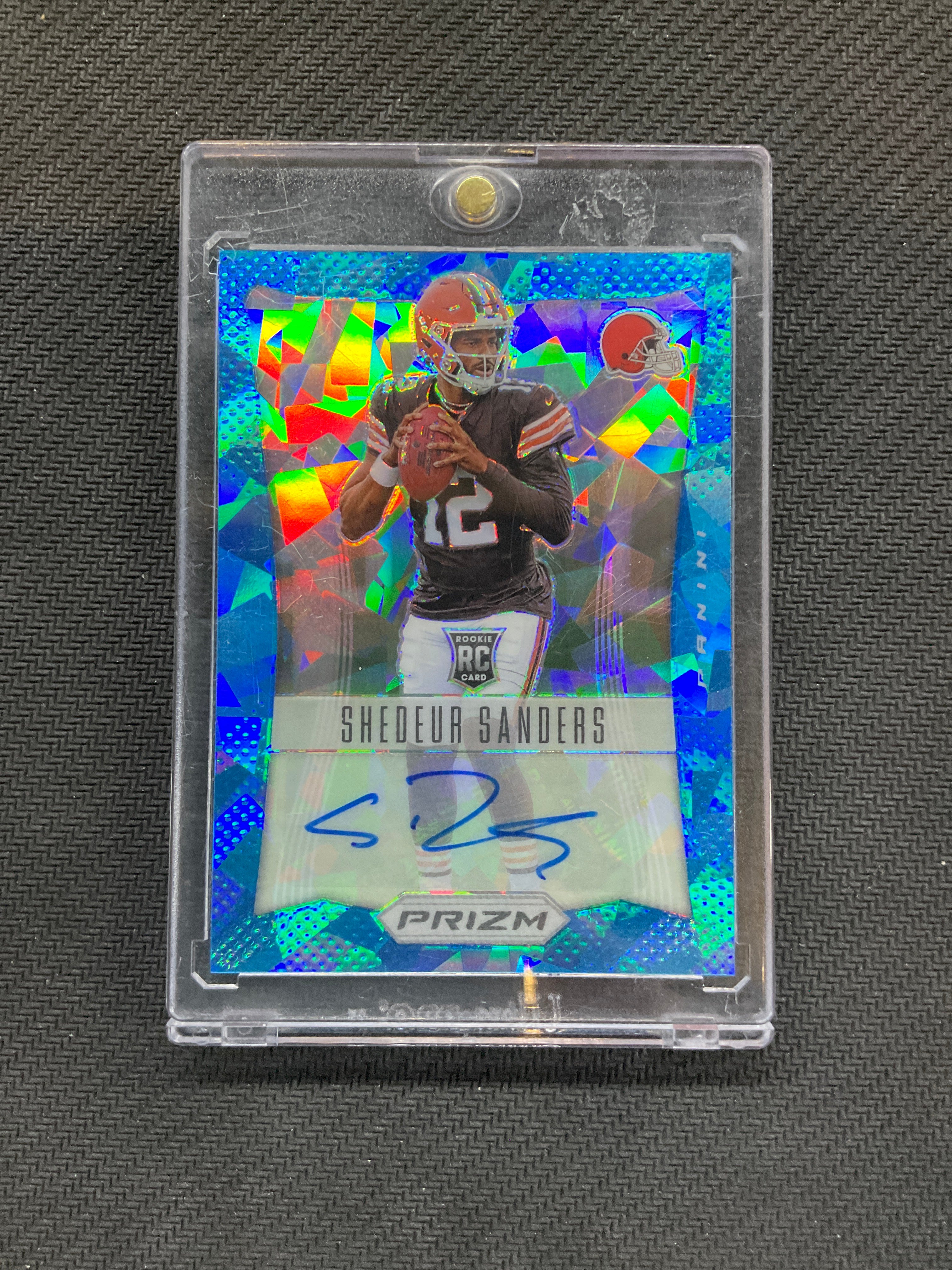 2025 Prizm Shedeur Sanders Blue Ice Auto /99 Rookie