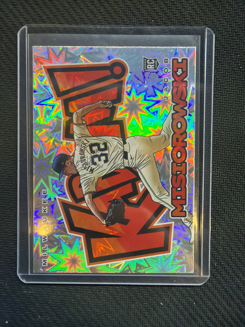 2025 Panini Prospect Edition Baseball Jacob Misiorowski Kaboom! Brewers