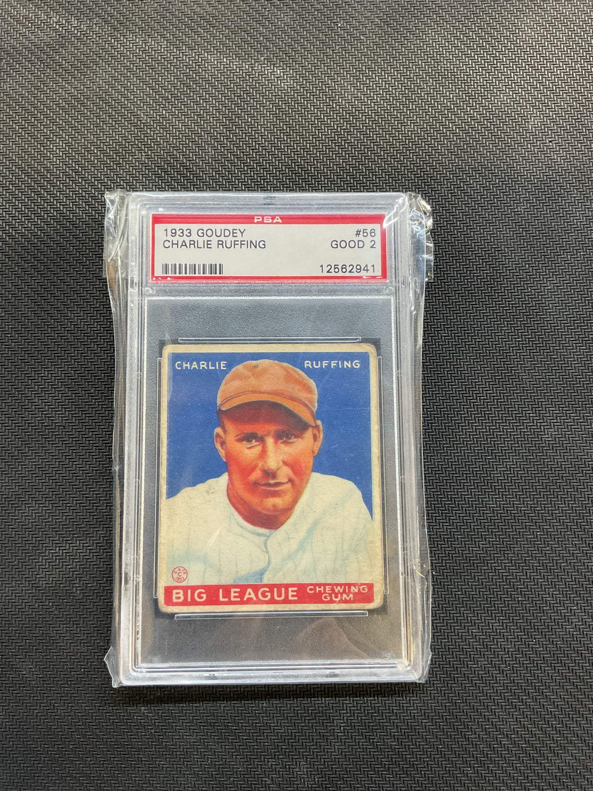 1933 Goudey Charlie Ruffing PSA 2 Yankees