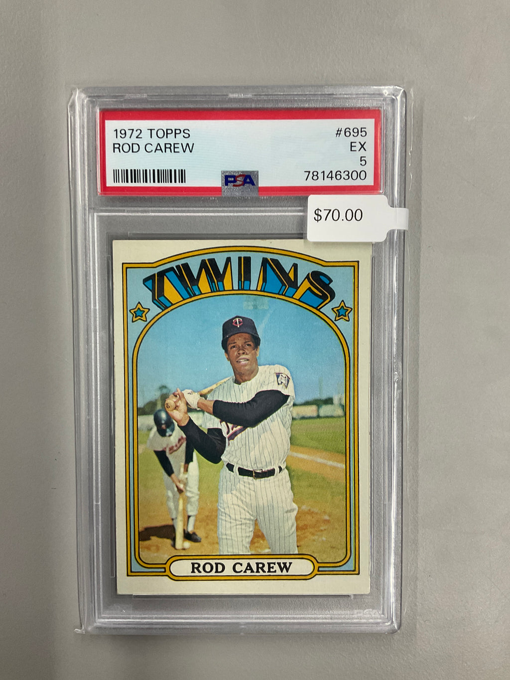 1972 Topps Rod Carew #695 PSA 5