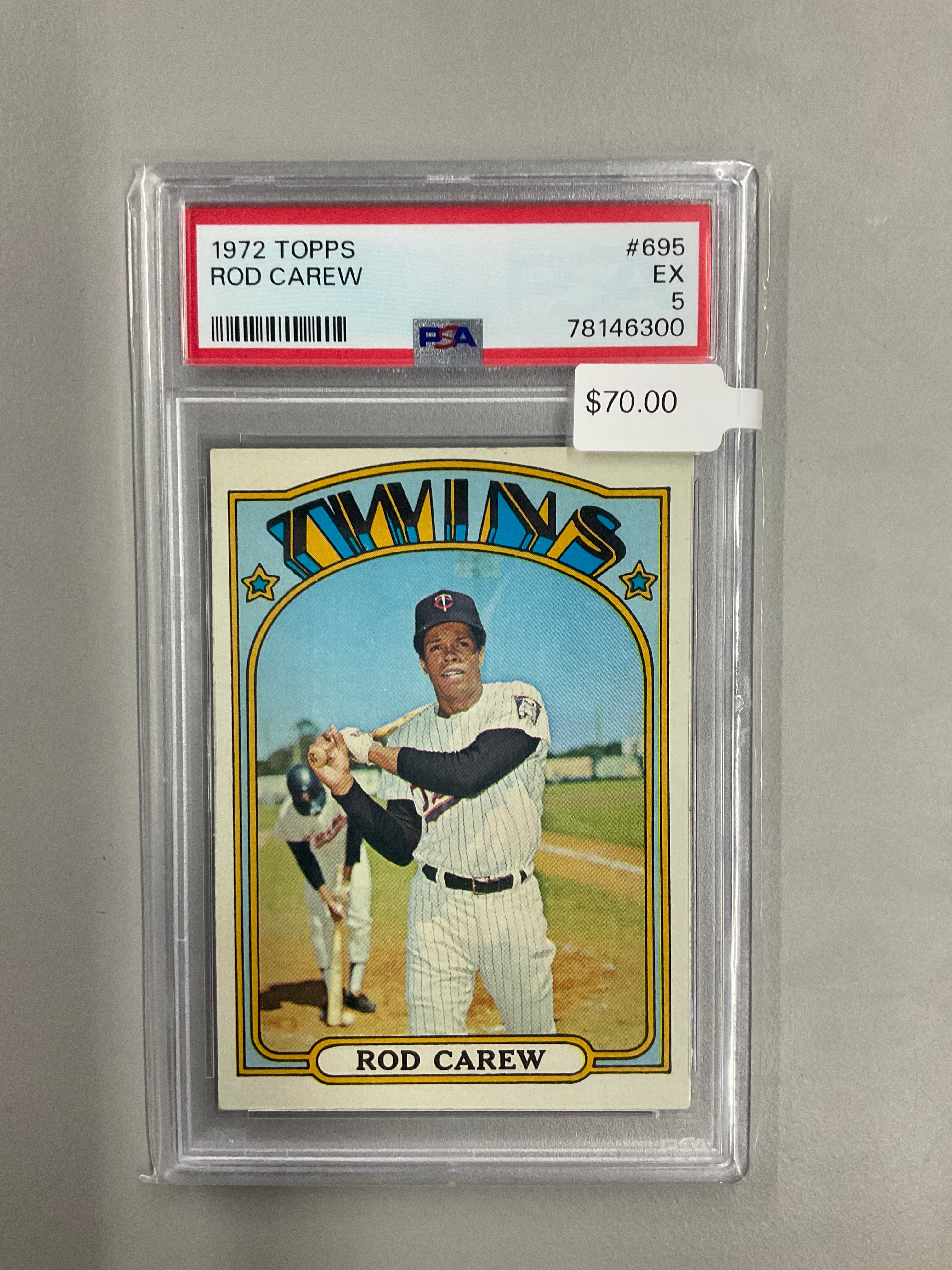 1972 Topps Rod Carew #695 PSA 5