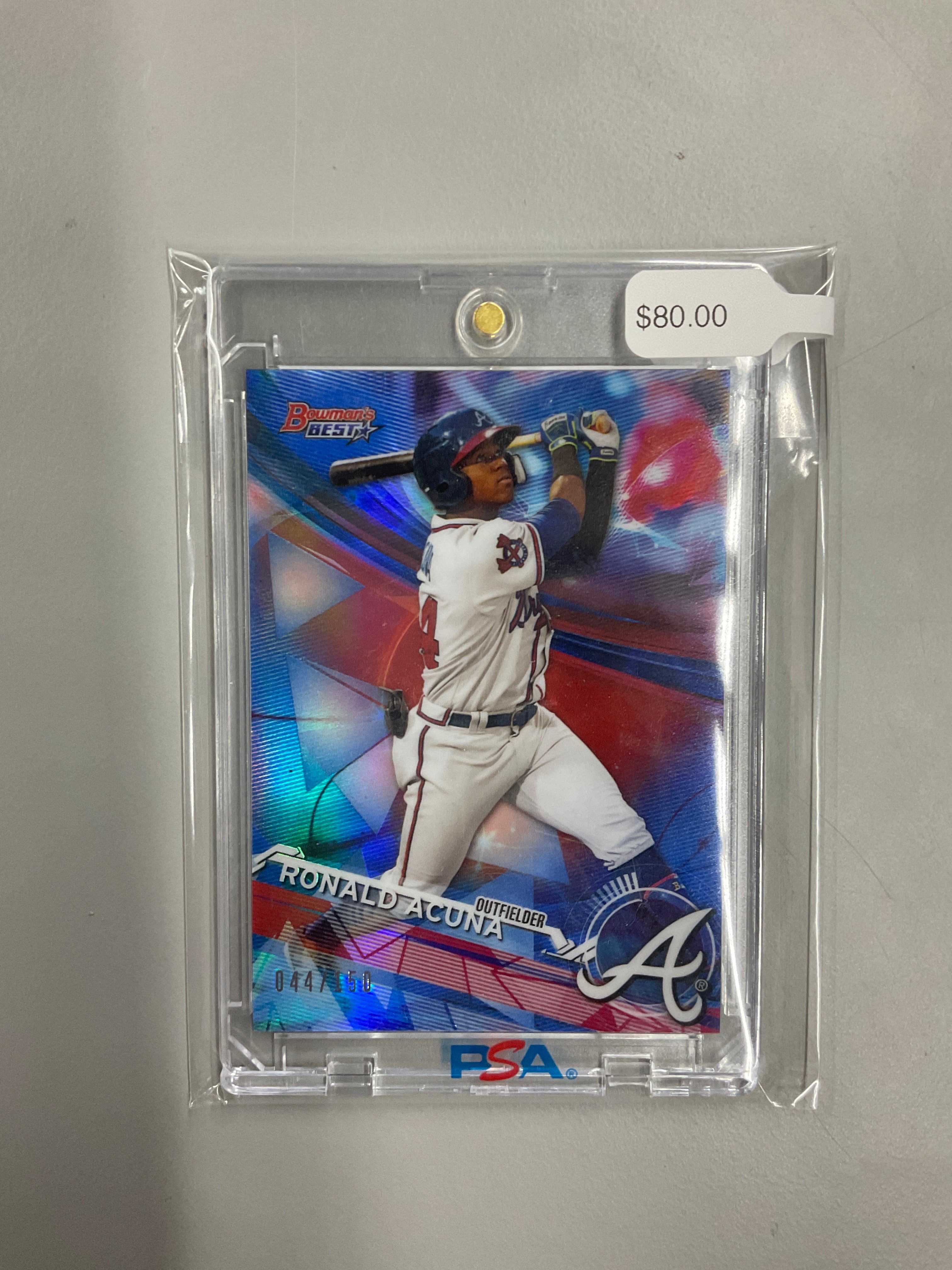 2017 Bowman's Best Ronald Acuna Jr. Rookie Blue /150 Braves