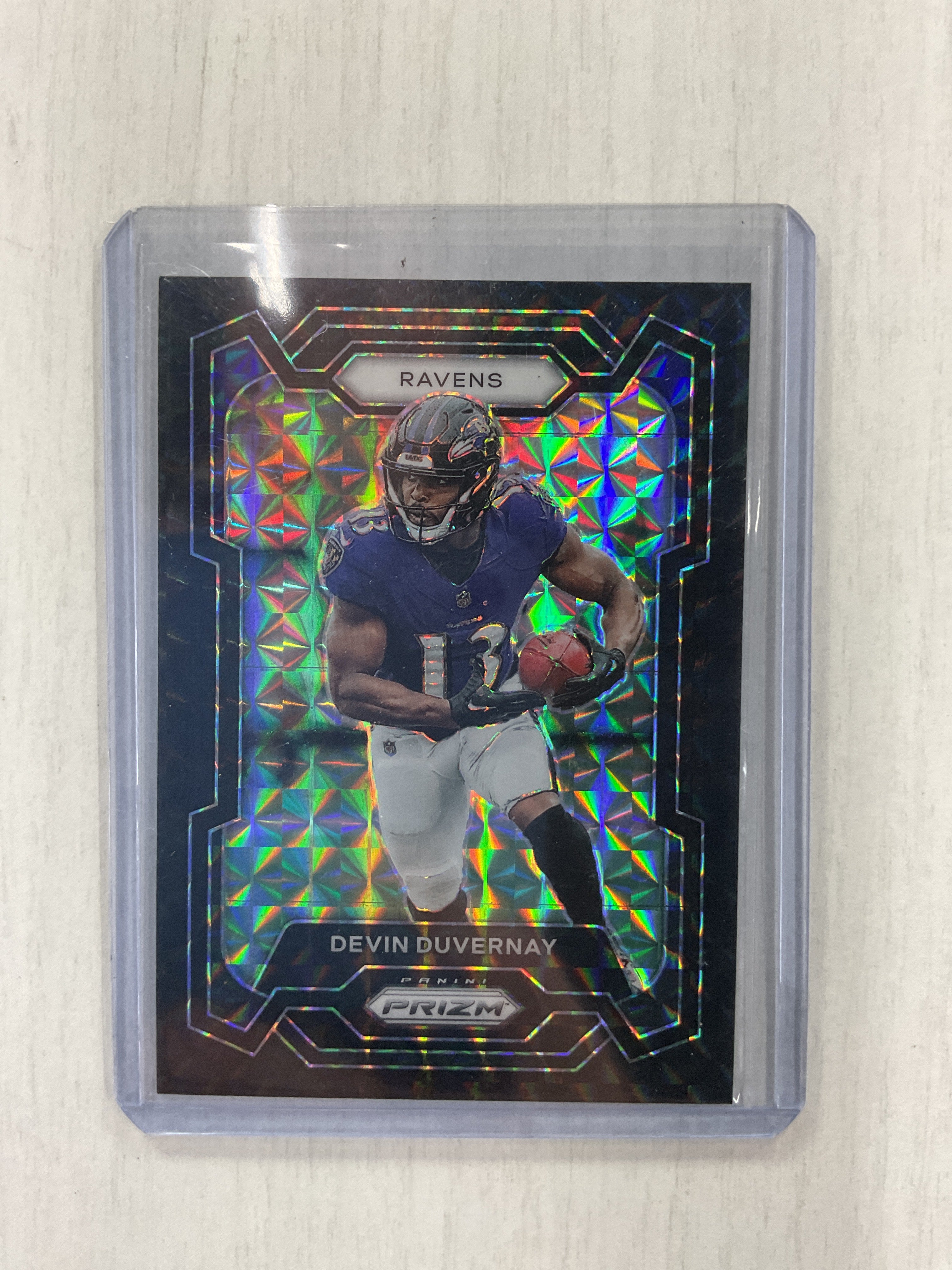 2023 Prizm Devin Duvernay Black Finite Rookie 1/1 Ravens
