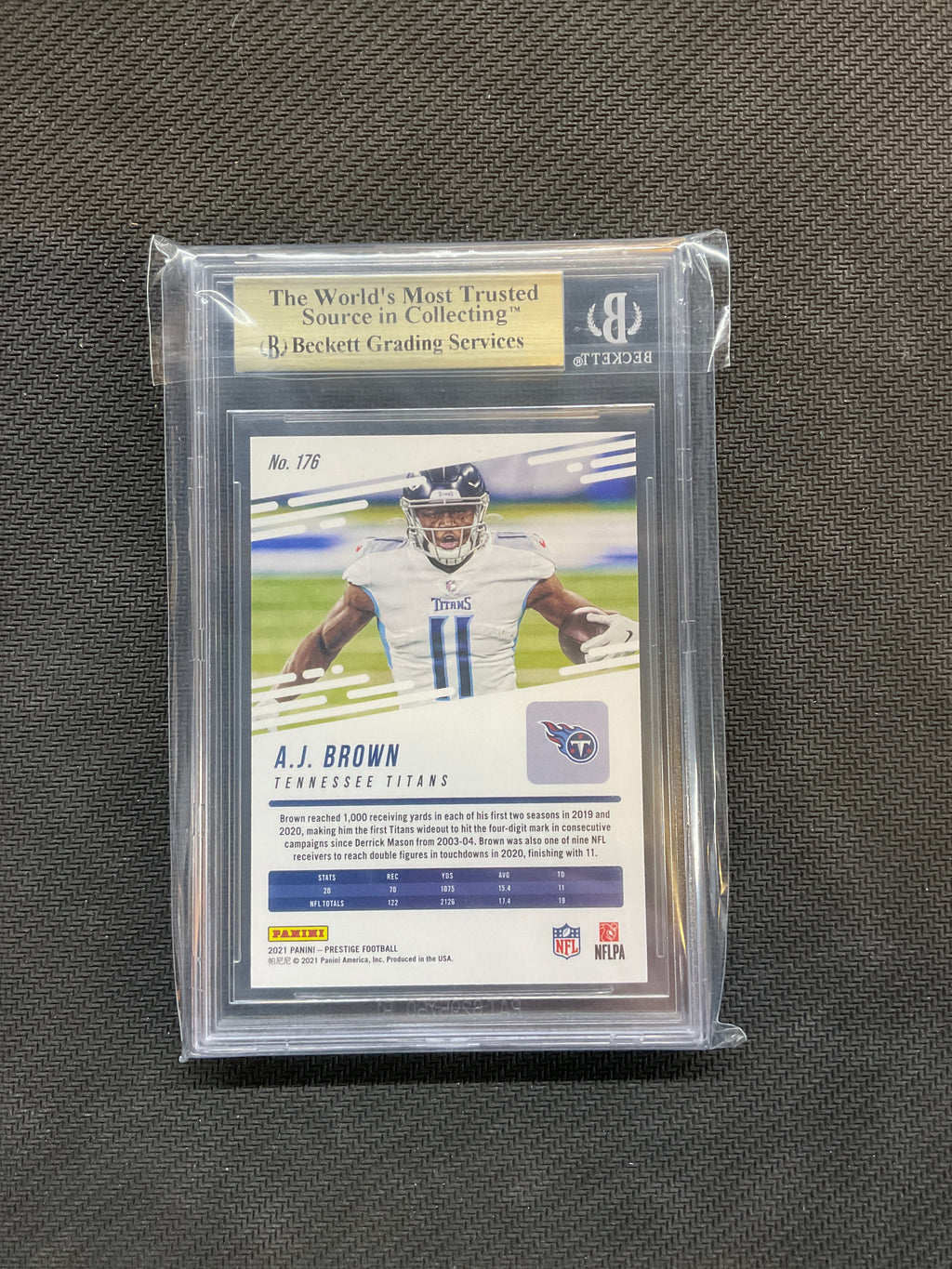 2021 Prestige AJ Brown Red /299 BGS 9.5