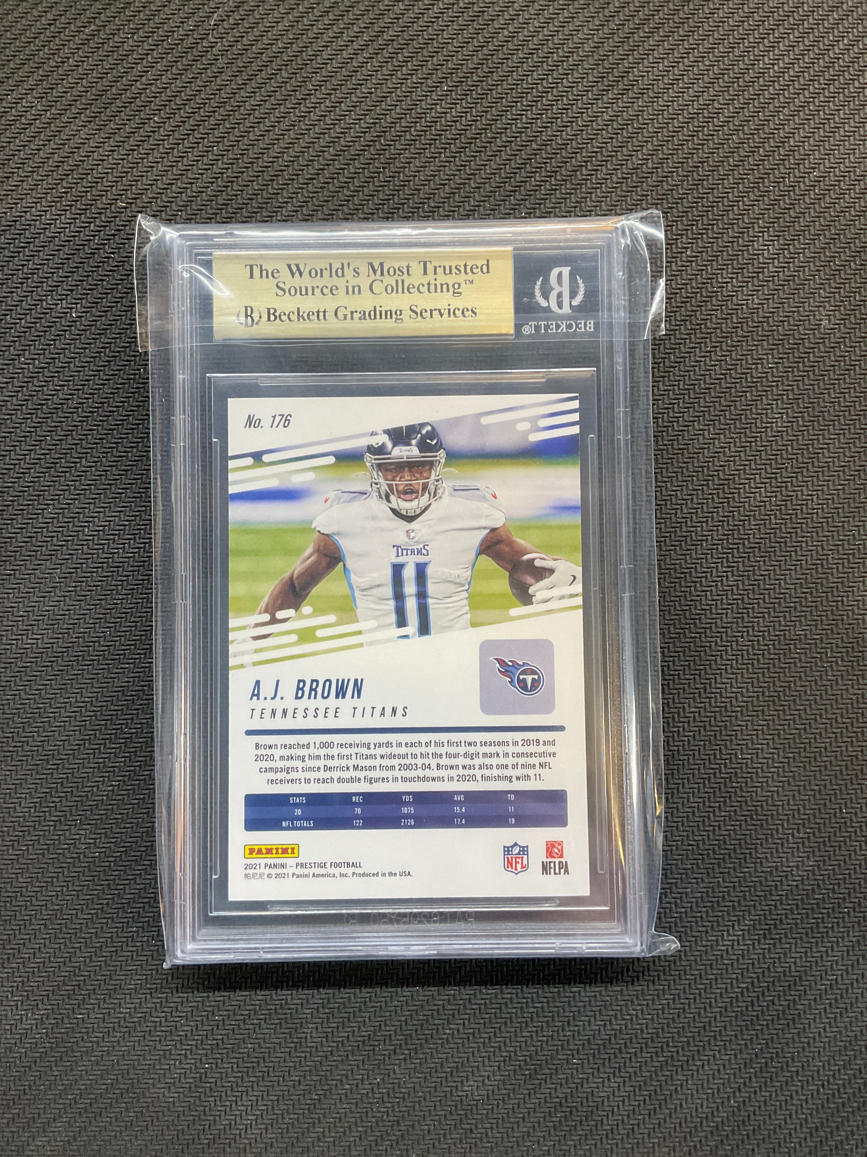 2021 Prestige AJ Brown Red /299 BGS 9.5