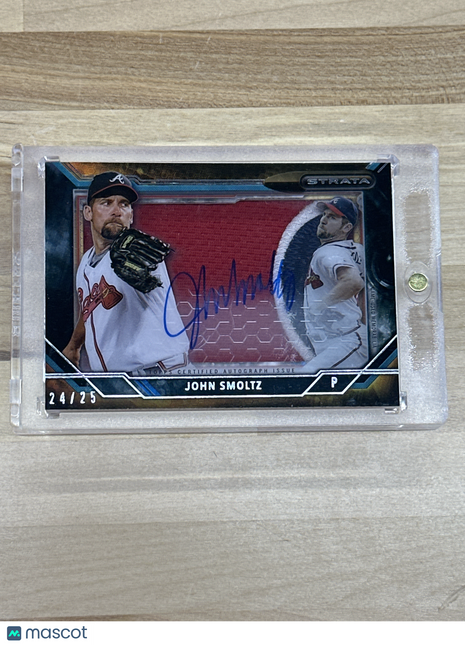 2015 Topps Strata John Smoltz Signature Patch /25