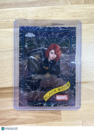 2025 Topps Chrome Marvel Black Widow /399 Web
