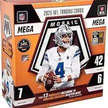 2025 Panini Mosaic Football Mega Box (Reactive Blue Parallels!)