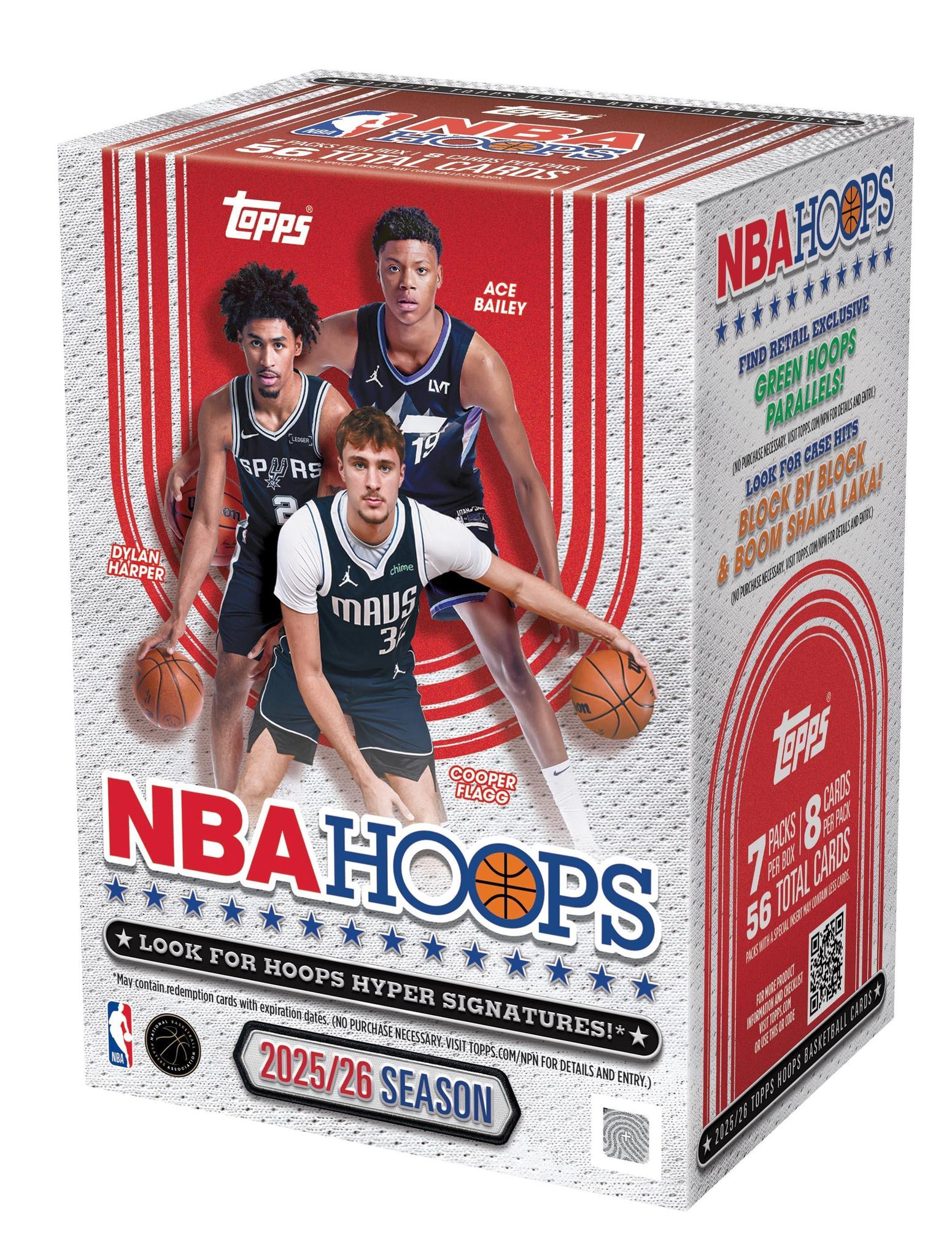 2025/26 Topps NBA Hoops Value Blaster Box