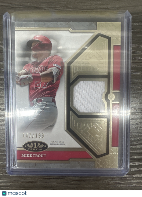 2024 Topps Tier One Mike Trout Patch /199