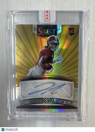 2023 Select Draft Picks Jahmyr Gibbs Gold Auto /10 Youth Explosion