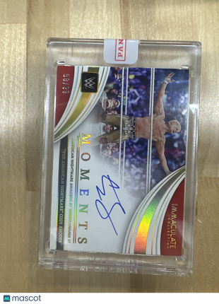 2022 Immaculate Cody Rhodes Moments Auto /99