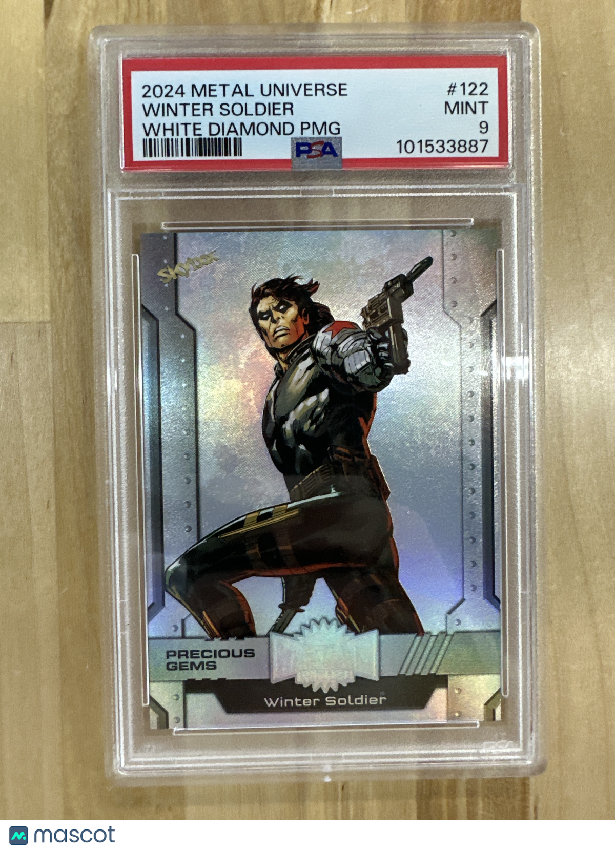 2023 Skybox Metal Universe Winter Soldier Green /10