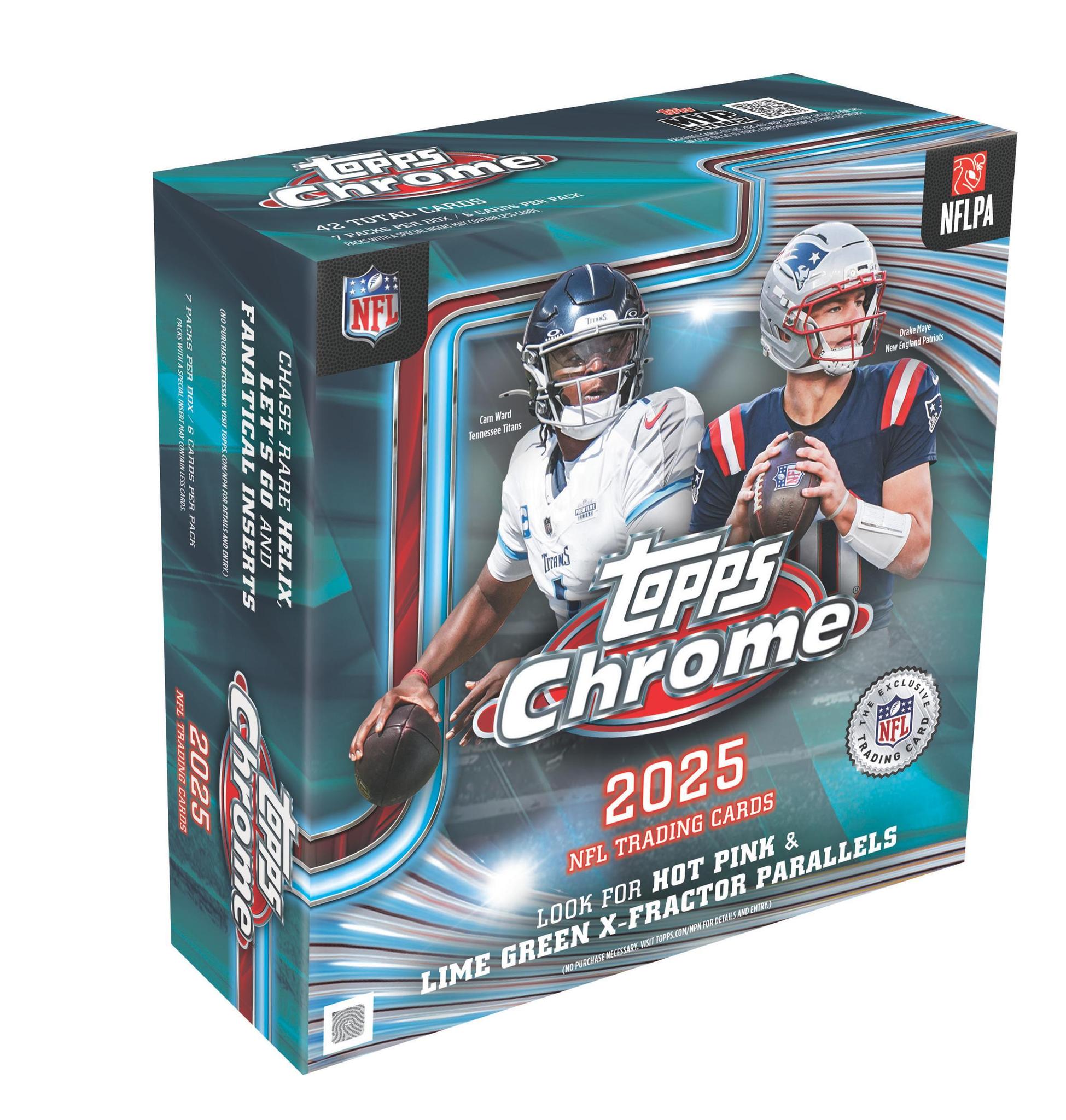 2025 Topps Chrome NFL Mega Box